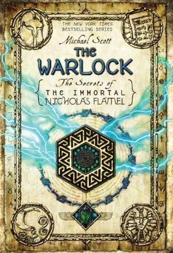 Book cover of Michael Scott's "The Warlock"
