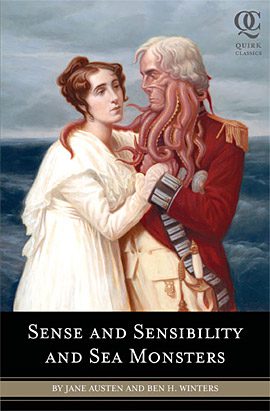 Book cover of Ben Winters' "Sense and Sensibility and Sea Monsters"