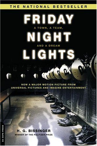 Book cover of H.G. Bissinger's "Friday Night Lights"