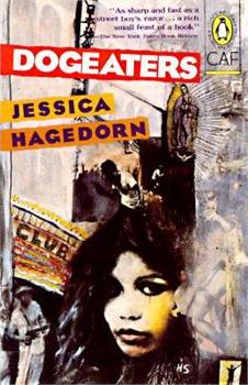 Book cover of Jessica Hagedorn's "Dogeaters"
