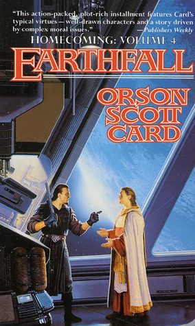 Book cover of Orson Scott Card's "Earthfall"