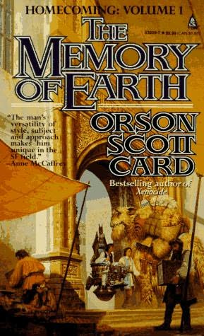 Book cover of Orson Scott Card's "The Memory of Earth"