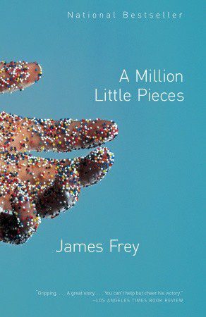 Book cover of James Frey's "A Million Little Pieces"