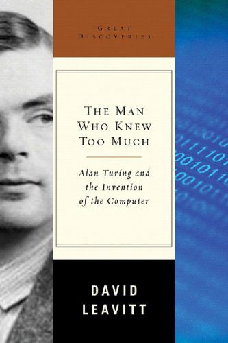 Book cover of David Leavitt's "The Man Who Knew Too Much"
