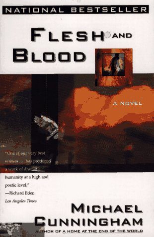 Book cover of Michael Cunningham's "Flesh and Blood"