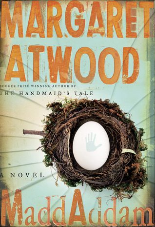 Book cover of Margaret Atwood's "MaddAddam"