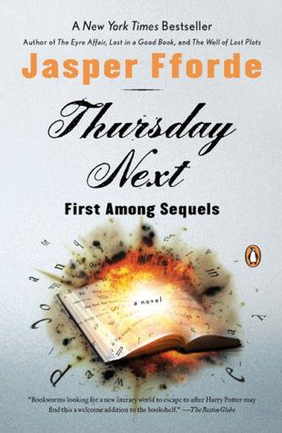 Book cover of Jasper Fforde's "First Amoung Sequels"