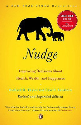 Book cover of Thaler & Sunstein's "Nudge"