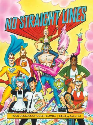 Book cover of "No Straight Lines" edited by Justin Hall