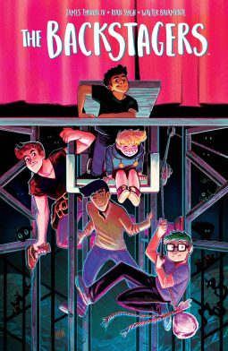 Book cover of James Tynion's "The Backstagers: Rebels Without Applause, Vol. 1"