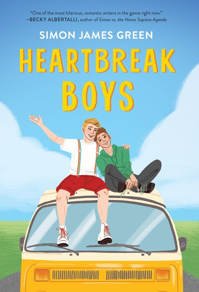 Book cover of Simon James Green "Heartbreak Boys"