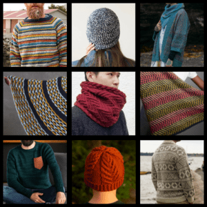 2023 Make 9 @losing.my.knit Instagram grid 