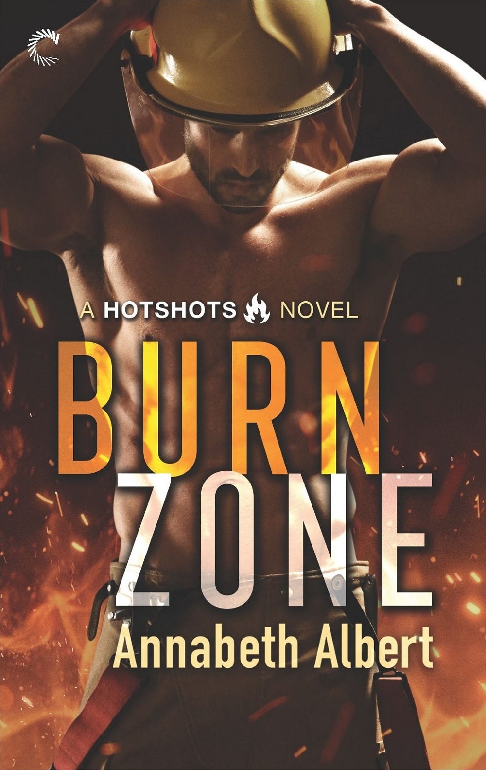 Book cover of Annabeth Albert's "Burn Zone"