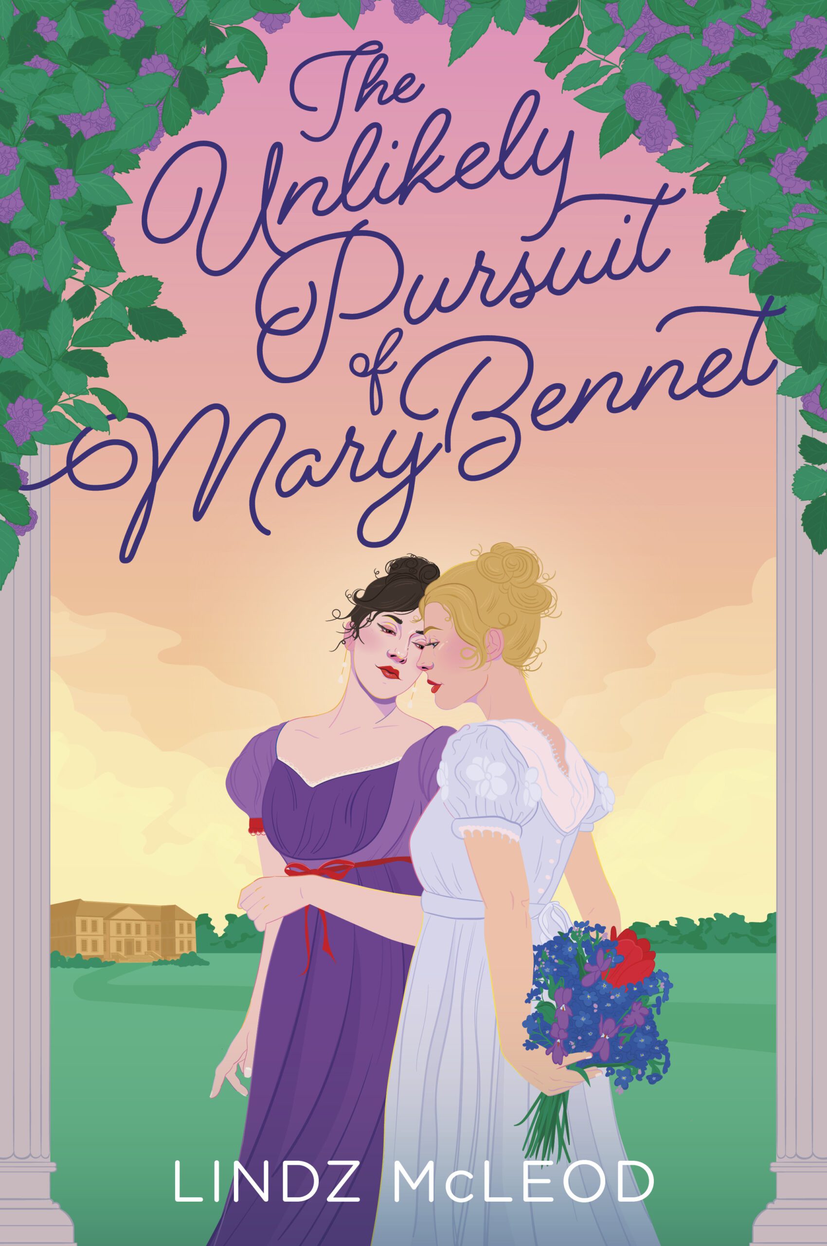 Book cover of Lindz McLeod's "The Unlikely Pursuit of Mary Bennet"